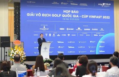 Công bố Giải vô địch Golf Quốc gia năm 2022 – Cúp VinFast diễn ra vào tháng 4.2022