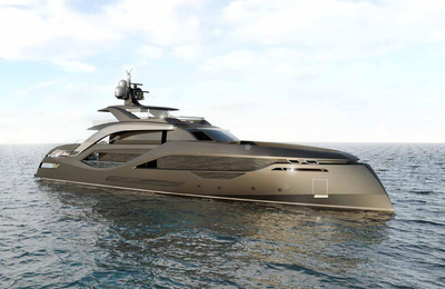 Yacht Moments giới thiệu concept siêu du thuyền với phần boong sau nổi độc đáo