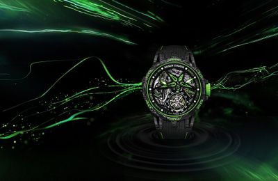 Roger Dubuis Excalibur Double Tourbillon White Ceramic - tinh tế và mạnh mẽ