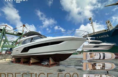Vietyacht bàn giao chiếc du thuyền hạng sang Prestige 590 thứ 7 tại TP.HCM