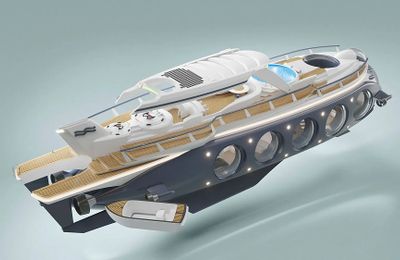 Nautilus - Concept độc lạ về một du thuyền có khả năng di chuyển dưới mặt nước