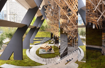 Alberni - Tòa nhà chọc trời đậm chất điêu khắc do huyền thoại Kengo Kuma thiết kế