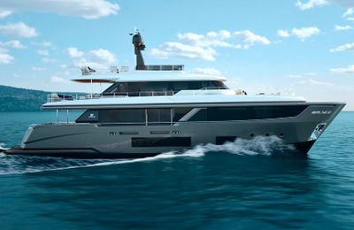 Du thuyền Custom Line Navetta 30 đầu tiên sắp sửa cập bến Hồng Kông