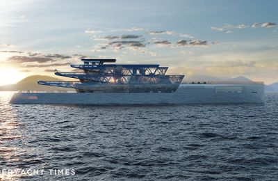 Concept siêu du thuyền Pegasus 88m đem lại cảm giác hòa mình vào đại dương