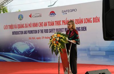 Dự án SAFEGRO giúp Việt Nam xây dựng mô hình chợ văn minh thương mại và an toàn thực phẩm