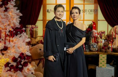 Thuý Hiền, Thuý Vinh cùng nhau xuất hiện tại Tuần lễ thời trang