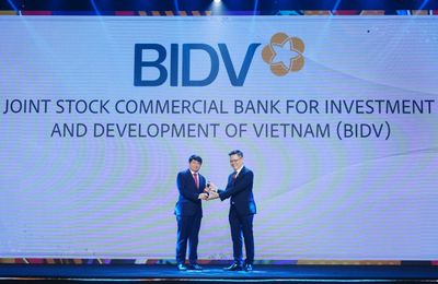 Giải thưởng “Nơi làm việc tốt nhất châu Á 2024” được trao cho ngân hàng BIDV