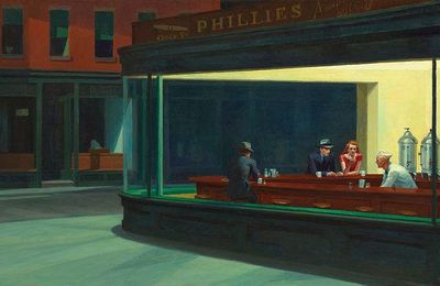 Edward Hopper khắc hoạ nỗi cô đơn nơi phố thị qua bức tranh nổi tiếng “Nighthawks”