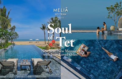 Cùng gia đình ngập tràn niềm vui Xuân Nhâm Dần với Meliá Hồ Tràm