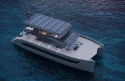 Silent-Yachts ra mắt dòng du thuyền catamaran lai hợp Silent VisionF 82