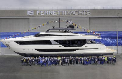 Ferretti Yachts chính thức trình làng mẫu du thuyền đầu bảng mới