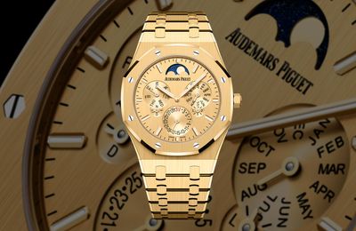 Đồng hồ vàng 18K nguyên khối 'siêu mỏng'