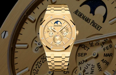Đồng hồ vàng 18K nguyên khối 'siêu mỏng'