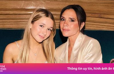 Tranh cãi con gái David Beckham mặc sexy, trang điểm già dặn