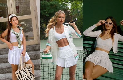 Chân váy tennis, quần legging ngập đường Trung Quốc