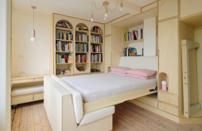 Căn hộ nhỏ Florin Court: Tiện ích trong những chiếc ngăn