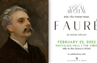 Nghệ sĩ Thế Huy & Đêm Độc Tấu Thanh Nhạc ca khúc lãng mạn Pháp của Gabriel Fauré