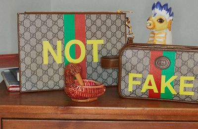 Gucci tự làm hàng "nhái" trong bộ sưu tập thời trang nam thu - đông