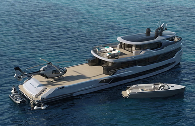 Siêu du thuyền Aluna 127 đến từ FDC Yachts nổi bật với boong thuyền đa năng