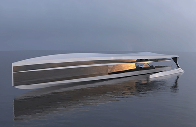 Concept siêu du thuyền trimaran Wakinyan - 'Lôi điểu' khổng lồ trên mặt nước