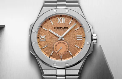 Chopard Alpine Eagle 41 XPS siêu mỏng với chất thép tinh xảo và chỉ báo giây nhỏ tinh tế