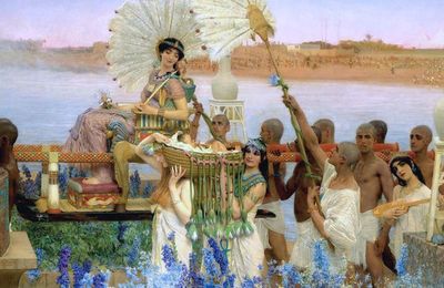 Phía sau vẻ đẹp mỹ lệ trong họa phẩm “Tìm thấy Moses” của Lawrence Alma-Tadema