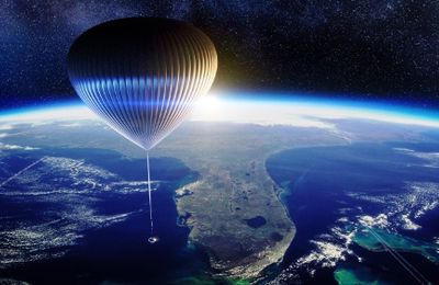 Con người có thể vào không gian bằng khinh khí cầu?