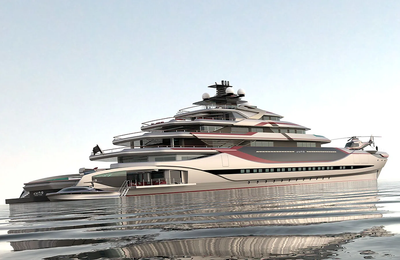 NTK du thuyền lừng danh Ý Enzo Manca hé lộ concept gigayacht Juno dài 109m