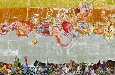 Triển lãm nghệ thuật collage "Dịch chuyển" của nghệ sĩ Mzung Nguyễn