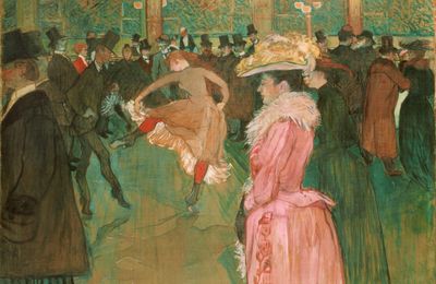 “At the Moulin Rouge, The Dance” - Henri de Toulouse-Lautrec - Đêm sôi động ở Paris