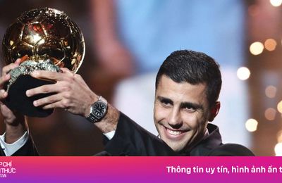 Kane diện Rolex, Rodri đeo đồng hồ 32.000 USD ở Quả bóng vàng 2024