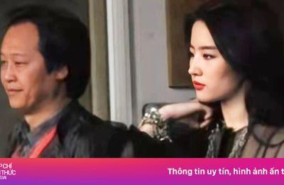 Lưu Diệc Phi đi ăn cùng bố nuôi tỷ phú