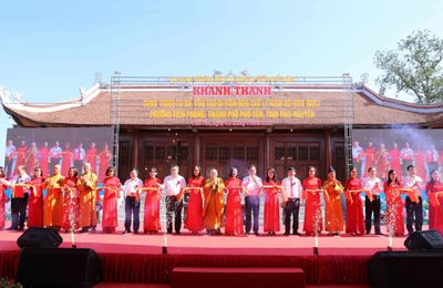 Phổ Yên, Thái Nguyên: Khánh thành công trình tu bổ, tôn tạo Di tích đền thờ Lý Nam Đế
