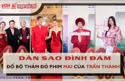 Nghệ sĩ Việt "lên đồ" lung linh đổ bộ thảm đỏ ra mắt phim Mai của Trấn Thành