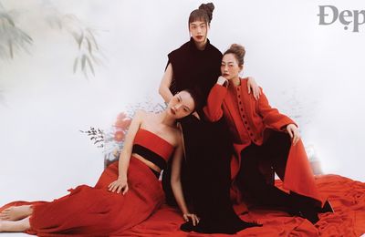 Spring Reunion: Sắc xuân rực rỡ qua lăng kính của nghệ thuật tô son môi đỏ, điểm phấn má hồng thời thượng