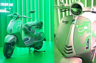 Vespa 946 Dragon khuấy đảo bữa tiệc mừng năm Giáp Thìn 2024
