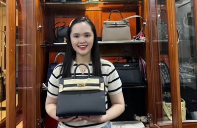 Vợ Duy Mạnh khoe túi Hermès được chồng tặng và bộ sưu tập hàng hiệu đắt đỏ