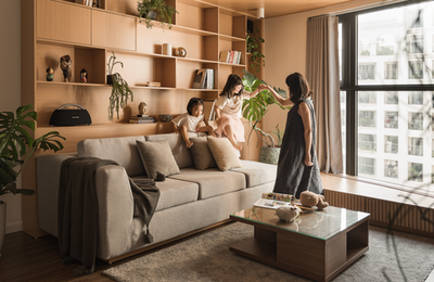 KTS Tuấn M Nguyễn và những phương án kết nối các không gian trong nhà tạo cảm giác sum vầy