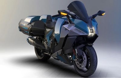 Sau mô tô hybrid, Kawasaki còn định tạo ra siêu sport touring chạy bằng hydro dựa trên Ninja H2 SX?