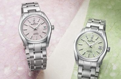 Grand Seiko Hi-Beat 36000 SBGH341G & SBGH343G - Sắc anh đào phủ kín dòng thời gian