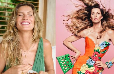 Siêu mẫu Gisele Bündchen chia sẻ bí quyết giữ gìn sắc đẹp và vóc dáng cho tuổi U50