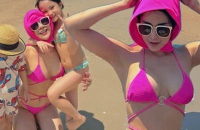 "Mẹ hai con" Diệp Lâm Anh khoe dáng nuột nà với bikini