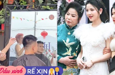 Quang Hải cắt tóc để mai làm chú rể, Thanh Huyền tất bật đãi tiệc nhưng vẫn ghé vào nói 1 câu!