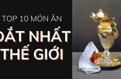 Top 10 món ăn đắt nhất thế giới siêu xa xỉ sang chảnh cho hội nhà giàu