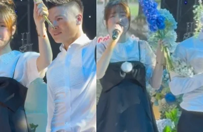 Hoà Minzy có hành động ghi điểm khi song ca với Quang Hải, không "quậy banh nóc" vì lí do này