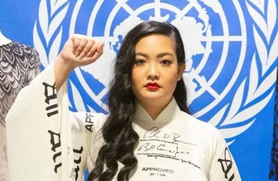 Amanda Nguyễn trở thành nữ phi hành gia gốc Việt đầu tiên bay vào không gian trên tàu Blue Origin, tự hào nói: "Tôi là người Việt Nam"