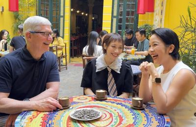 Tìm danh tính quán cà phê trứng CEO Tim Cook ngồi uống với Mỹ Linh