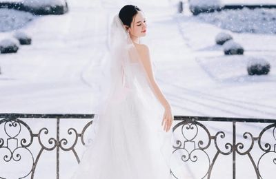 Midu chụp ảnh cưới ở Paris