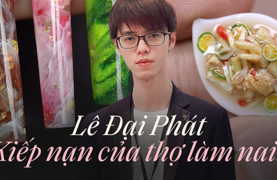 Gặp chàng trai "gây bão" vì những bộ nail siêu thực như AI vẽ, mở cả "tạp hóa" đồ mini nặn bằng tay đỉnh cao