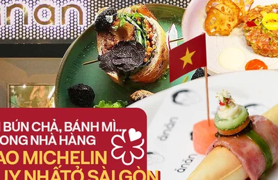 Bữa ăn đắt đỏ tại nhà hàng sao Michelin duy nhất ở TP.HCM khiến khách Tây cũng phải choáng ngợp: Chả giò, bún chả, bánh mì... bỗng hóa thành món ăn thượng lưu